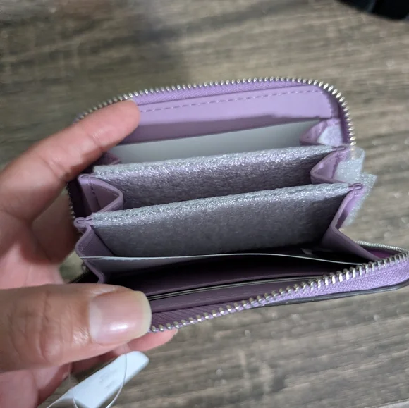 ๐ Coach Purple Floral Print Wallet - Picture 4 of 7